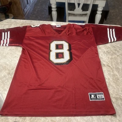 Camiseta Steve Young San Francisco 49's NFL por Starter 1995 para hombre talla 52 XL Foto 1 de 4