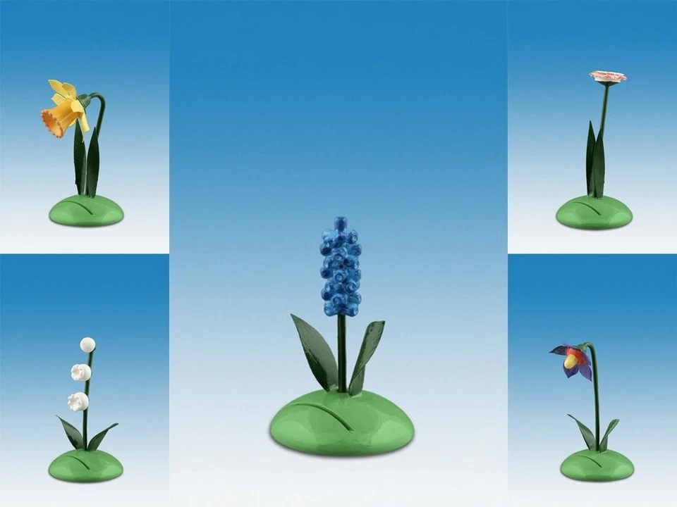 Portatarjetas Place 5 piezas altura aprox 2 13/16 pulgadas nuevo Erzgebirge Wood Seiffen Foto 1 de 1