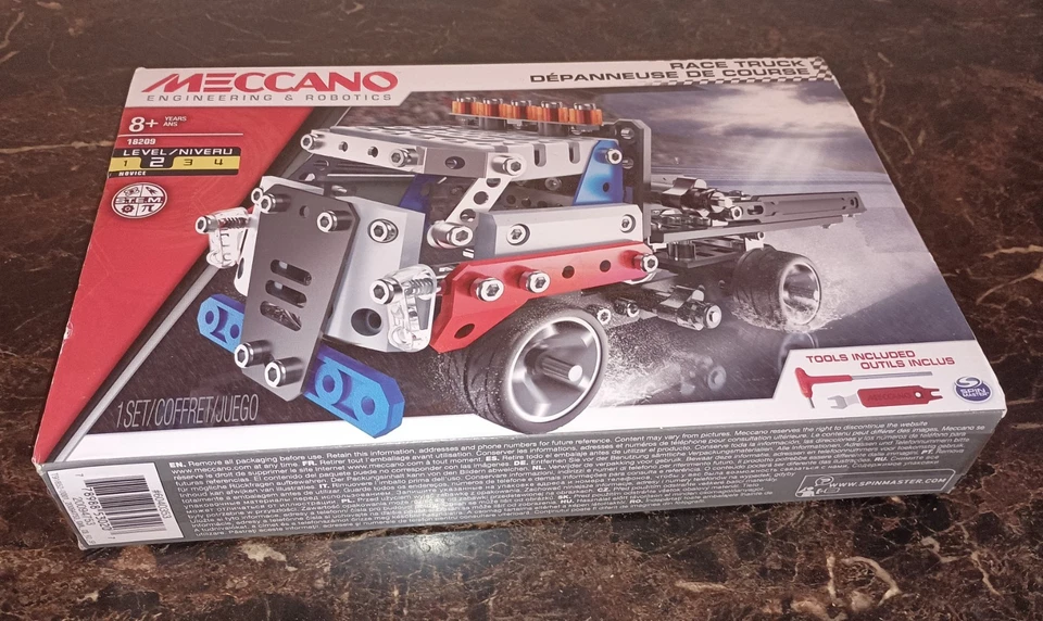 Erector by Meccano Race Truck Model Vehicle Building Kit for Ages 8 and up
