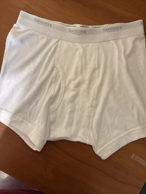 Van Heusen.Calzoncillos boxer blancos vintage talla pequeña Foto 1 de 4
