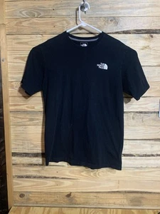 The North Face Men’s T-Shirt Large Black Logo Tee Standard Fit Outdoor Hiking - Picture 1 of 10