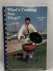 Vintage 1986 What's Cooking San Diego Favorite Recipes Cookbook - Picture 1 of 11
