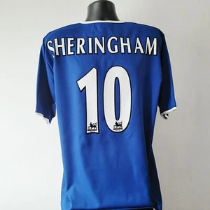SHERINGHAM 10 Portsmouth Shirt - Large - 2003/2004 - Home Jersey - Picture 1 of 19