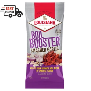 Louisiana Fish Fry Products Smashed Garlic Boil Booster - Garlic and Onion Flavo - Picture 1 of 12
