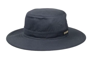 Neu Stetson Herren blau Buschhut Hut L oder XL breite Krempe Sonne schattig Strand Golf Wandern Fisch - Bild 1 von 2