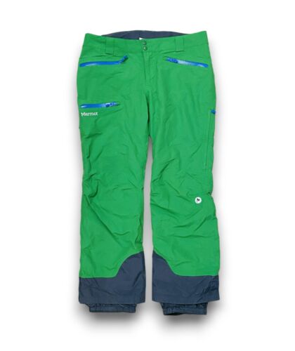 Marmot GTX Pants Trousers Skiing Hiking Outdoor Green Waterproof Men’s ...