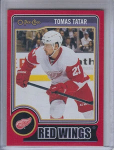 14/15 OPC Detroit Red Wings Tomas Tatar Red Redemption card #414 - Picture 1 of 2