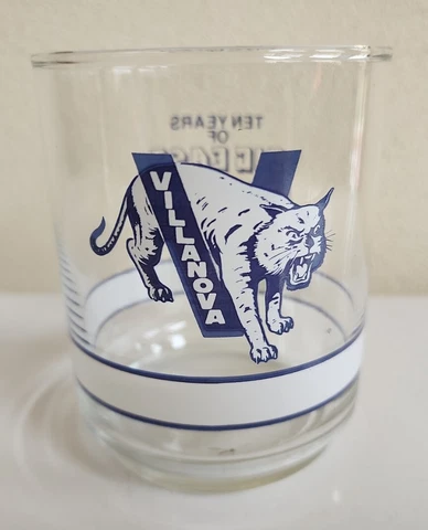 Villanova Glass by Getty Ten Years of Big East Basketball 4" Vintage NCAA Cover