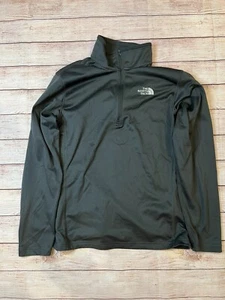 The North Face Men's Medium Black Quarter Zip Pullover - Picture 1 of 6