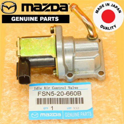 Válvula de control de aire de ralentí de 2 pines IACV FSN52-660B para Mazda 626 Protege 1998-03 Foto 1 de 4