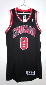 New Adidas Authentic Chicago Bulls Zach LaVine Rev 30 Black Alternate Jersey 2XL - Picture 1 of 5