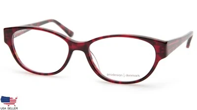 PRODESIGN DENMARK 1750 c.4034 RED EYEGLASSES 53-15-135mm Japan (DISPLAY MODEL) - Image 1 of 4
