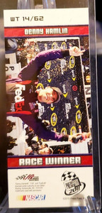 2011 DENNY HAMLIN Press Pass promo Winning Ticket Pocono WT 14/62