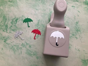 Very Rare CRISP Martha Stewart Umbrella Card Craft Punch Cutter Hardly used HTF - Picture 1 of 3