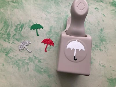 Very Rare CRISP Martha Stewart Umbrella Card Craft Punch Cutter Hardly used HTF - Image 1 of 3