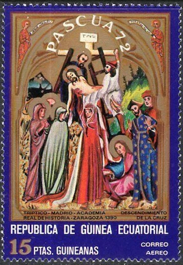 Guinea Ecuatorial #Mi51 MNH 1972 Descenso de la Cruz [72-39 YTPA4A] Foto 1 de 1