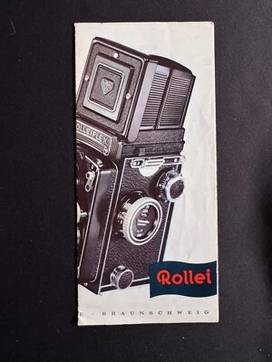 #A0891-Rare Rollei, Rolleiflex TELE ,  Brochure,Broschüre - image 1 of 2