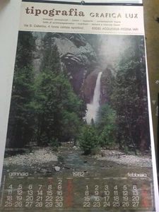 CALENDARIO 1982 TIPOGRAFIA GRAFICA LUX ACQUAVIVA PICENA ASCOLI PICENO - Picture 1 of 1