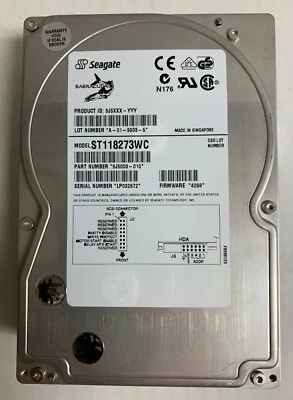 Seagate ST118273WC Barracuda 18GB 7200RPM SCA 80-Pin hot-swap - Image 1 of 2