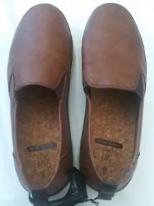 Mocasines informales George para hombre - Leroy - espuma viscoelástica fácil de encender/apagar; talla 8 - nuevos - Imagen 1 de 8