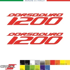 2 ADESIVI APRILIA DORSODURO 1200 mm.100x20 STICKERS AUFKLEBER DECALS PEGATINA - Imagen 1 de 1