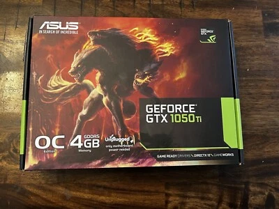 ASUS Cerberus GeForce GTX 1050 TI 4gb OC Edition Gddr5 Gaming Graphics Card - Image 1 of 4