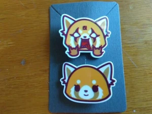 Aggretsuko Kawaii Rage Hair Clip Set  - Picture 1 of 10
