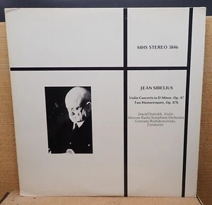 Sibelius-Violin Concerto D Minor Op 47, Two Humoresques Op 87b - Oistrakh - MHS - Imagen 1 de 3