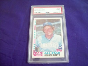 1982 TOPPS #549 GEORGE BRETT PSA 9