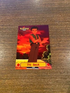 Tarjeta de colección TV4 Brock Pokémon edición de animación TV, NUEVA - Imagen 1 de 2