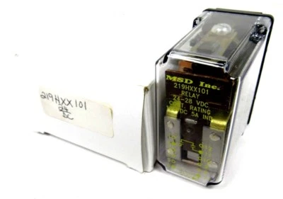 NEW MSD 219HXX101 RELAY 24-28VDC  - Image 1 of 3