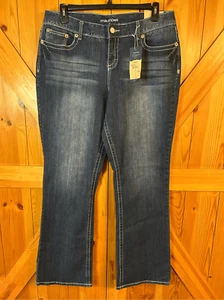 Maurices Women's Taylor Boot Blue Denim Jeans Size 15/16 Long NWT (8355) - Picture 1 of 7