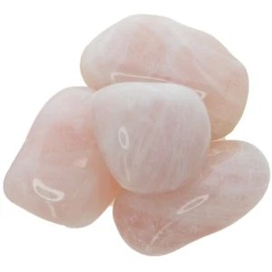 Piedras caídas de cuarzo rosa de 1 lb - grado 2 - ancho XXL - 2"" a 2,5"" Avg. - Imagen 1 de 2