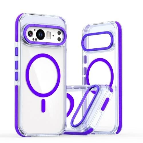 For Google Pixel 9 Pro XL Dual-Color Clear Acrylic Hybrid TPU Phone Case - Image 1 of 1