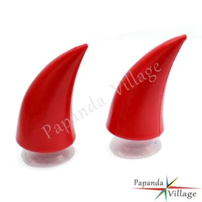 2X Casco de Motocicleta Decoración Diablo Stick On Cuernos Motociclista Esquí Snowboard Casco Foto 1 de 4