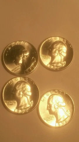 1958  Washington GEM  BU beautiful luster  nice coin!  (1 COIN) Cover