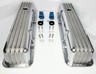 Fabricated Aluminum Tall Valve Covers For SBC Chevy 283-400 - Short Bolt, Semi-Polished