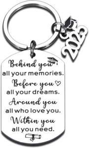 Graduation Gifts for Her Him Class Of 2025 Graduation Keychain for College Mi... - Picture 1 of 2