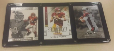 CARSON PALMER 3 CARD PLAQUE, USC TROJANS, CINCINNATI BENGALS, ARIZONA CARDINALS Cover