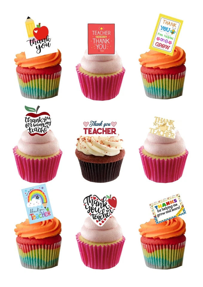 27 Stand up Edible Sea Animals Ocean Creatures Fish Wafer Paper Cupcake Toppers