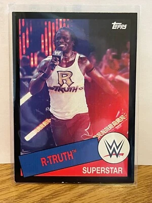 2015 Topps WWE Heritage Black Border R-Truth #84 - Image 1 of 2