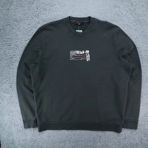 Sudadera Jersey All Saints Hombre Calce Regular Grande Pullover Deporte Gimnasio, Negra - Imagen 1 de 11