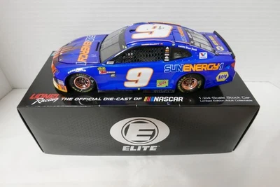 2018 Chase Elliott #9 SunEnergy1 Watkins Glen Raced Win 1/24 ELITE Diecast - Image 1 of 4