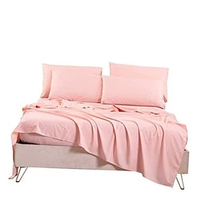 Queen Sheet Set- Cooling Sheets-Ultra Soft-Silky-Breathable-Deep Pocket- 1800 - Picture 1 of 7