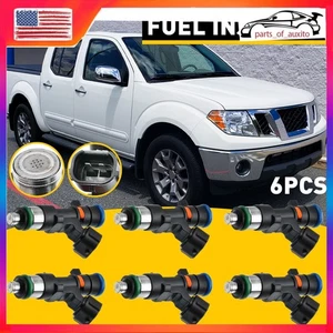 6x Fuel Injectors For 2005-2012 Nissan Pathfinder Xterra 4.0L V6 0280158007 - Picture 1 of 11