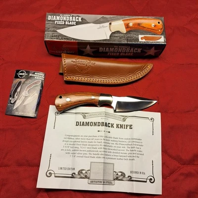 Cuchillo cazador Bowie Gil Hibben GH5100 Diamondback - Nuevo en caja Foto 1 de 4