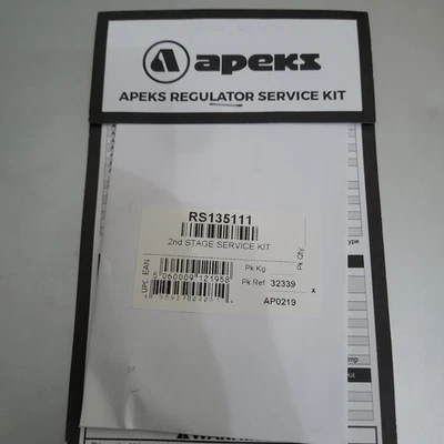 Genuine Apeks 2nd Stage Scuba Diving Dive Regulator Service Kit AP0219 - Image 1 of 2