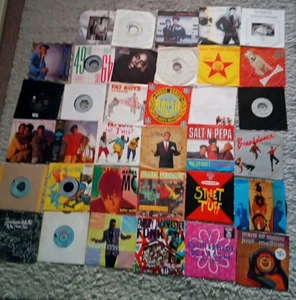 Hip Hop / Rap  / Dance  35   7" Vinyl Single Records Joblot - All Pictured  - Picture 1 of 18