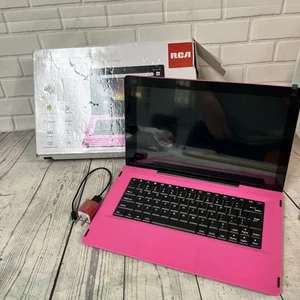 RCA 11 Galileo Pro Wi-Fi 11.5 inch Tablet Pink With Detachable Keyboard Android - Picture 1 of 11