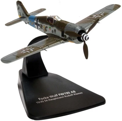 Oxford Diecast Focke Wulf 190A 15/JG 54 R Klemm, No Swastika 1:72 Scale (AC090S) - Изображение 1 из 4